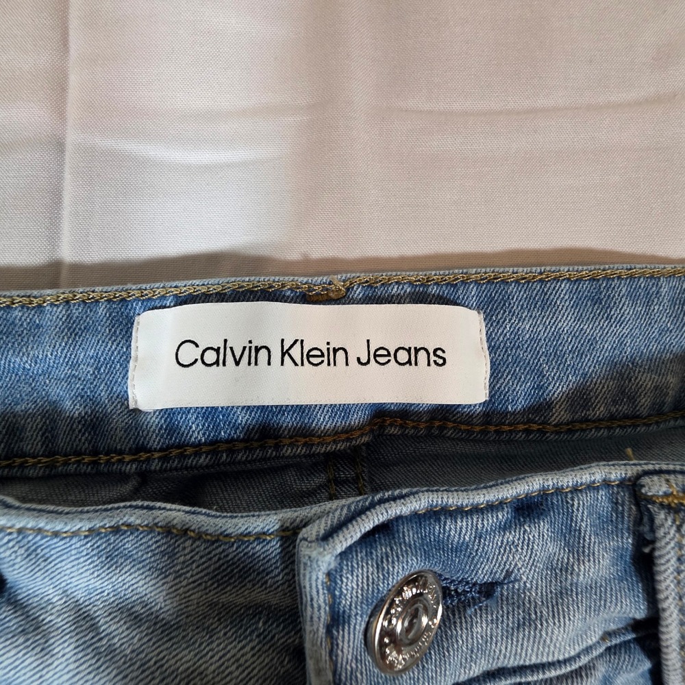 Calvin Klein Jeans Womens 30 High Rise Skinny Ankle Light Wash Blue Denim - Picture 5 of 13